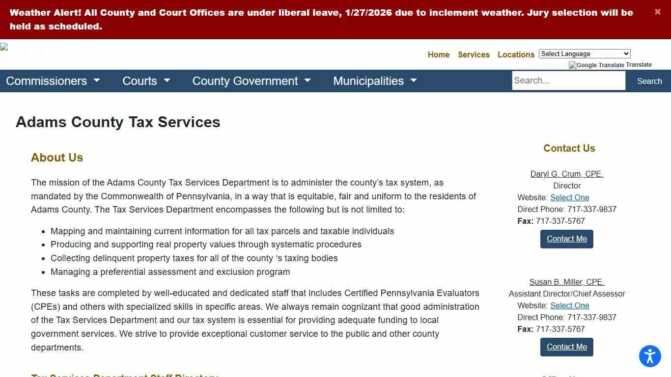 Adams County - TaxServices